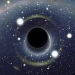 A black hole in the center of space