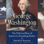 A book cover with an image of george washington.