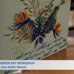 Summer wood transfer art