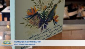 Summer wood transfer art