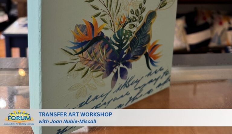Summer wood transfer art