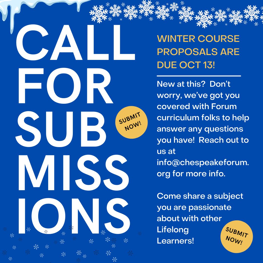 Winter proposals due